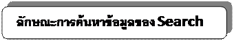 สี่เหลี่ยมผืนผ้ามุมมน:   ลักษณะการค้นหาข้อมูลของ Search Engine